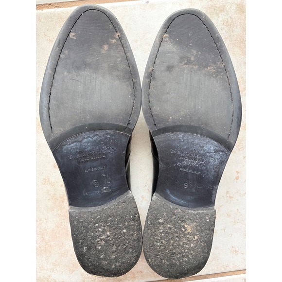 To Boot New‎ York Adam Derrick Devries Black Leather Penny Loafers Made In Italy main image 4